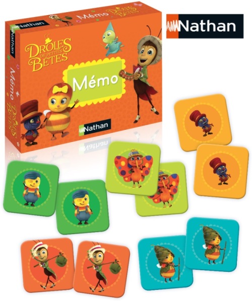 Nathan Jeux Mémo - Drôles de Petites Bêtes