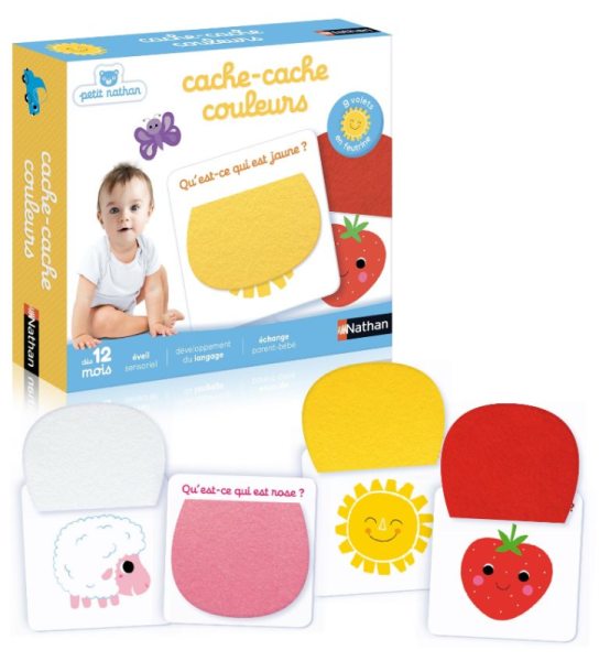 Nathan Jeux Jeu Cache-Cache Couleurs