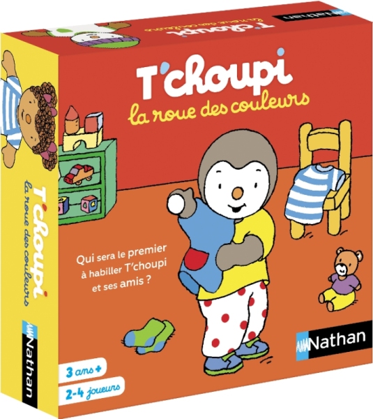 Nathan Jeux La Roue des Couleurs Tchoupi