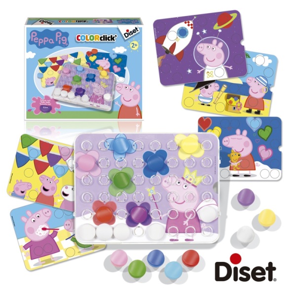 Diset Jeu Color Click Peppa Pig