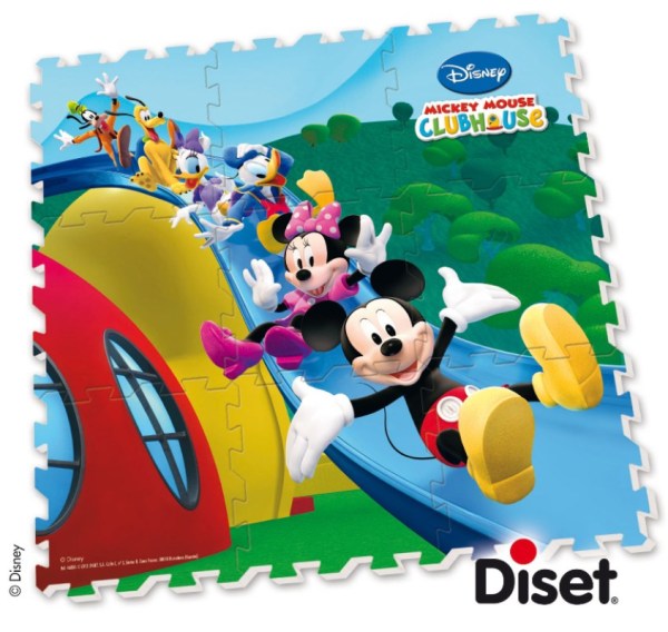  Tapis Puzzle en Mousse Mickey Club House