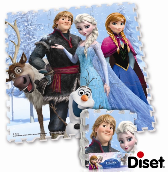 Diset Tapis Puzzle en Mousse la Reine des Neiges