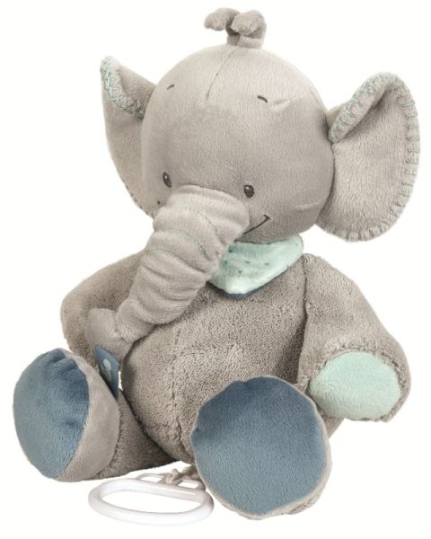 Nattou Peluche Musicale Eléphant Jack - 28 cm