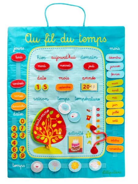 Lilliputiens - Calendrier au fil du temps, Livraison Gratuite 24/48h Lilliputiens - Calendrier au fil du temps, Livraison Gratuite 24/48h