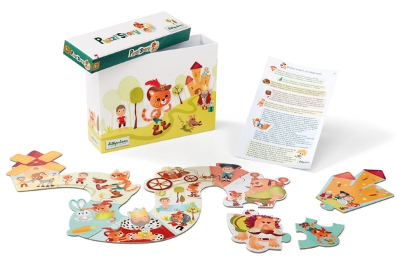 Lilliputiens Puzzle Story Le Chat Botté