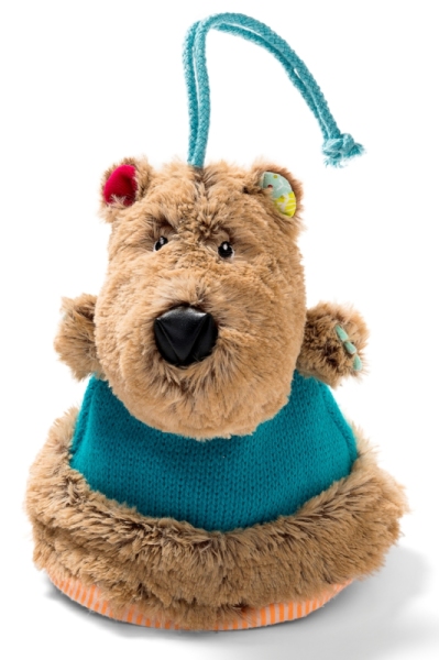 Lilliputiens Doudou Hochet Réversible Ours Césars