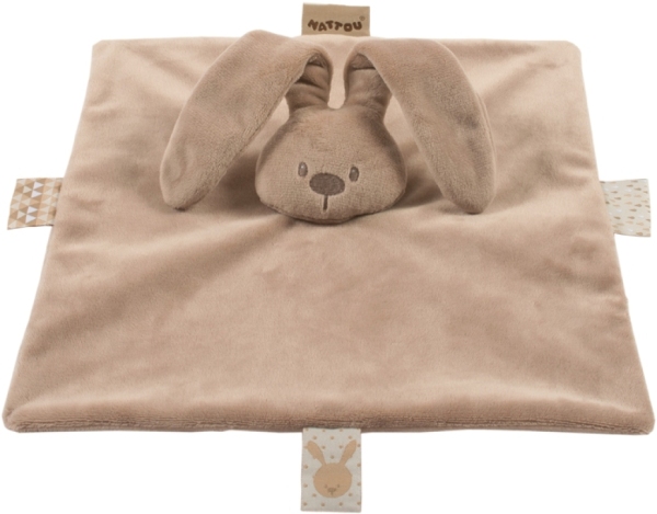 Nattou Doudou Lapin Taupe Lapidou - 26 cm