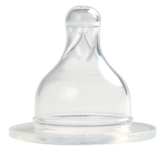 Beaba Lot de 2 Tétines Silicone Liquide Epais - 18 mois