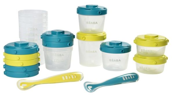 Beaba Lot Portions Clip et Cuillères 1ere âge