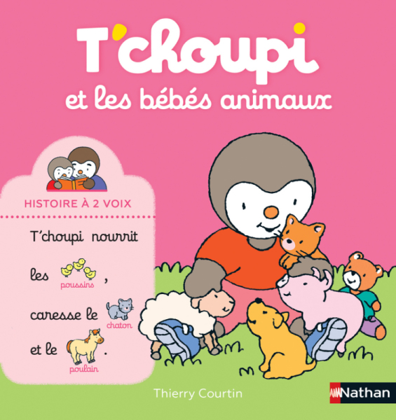 Nathan Livre Livre Tchoupi et les bébés animaux