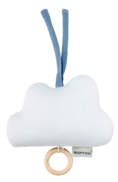 Nattou Peluche Nuage Pure Bleu