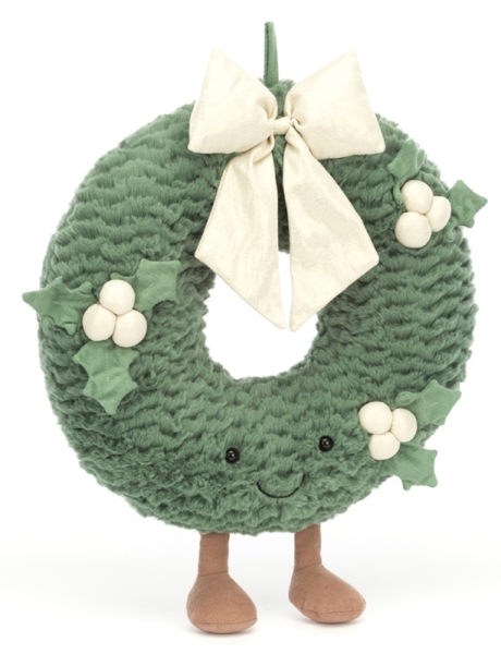 Jellycat Peluche Couronne Noël Dorée Amuseable Large