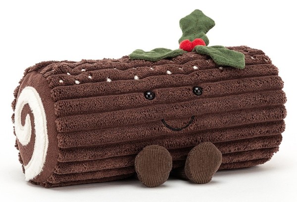 Jellycat Peluche Bûche de Noël Amuseable
