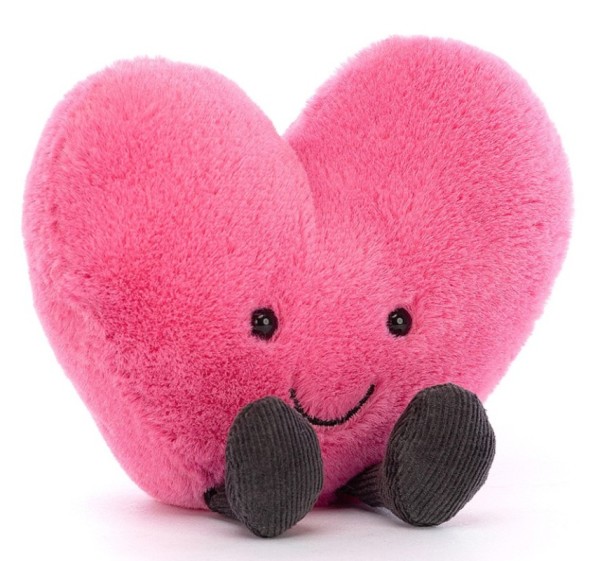 Jellycat Peluche Coeur Rose Amuseable