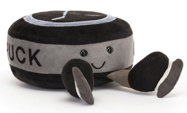 Jellycat Peluche Palet de Hockey sur Glace Amuseable Sport