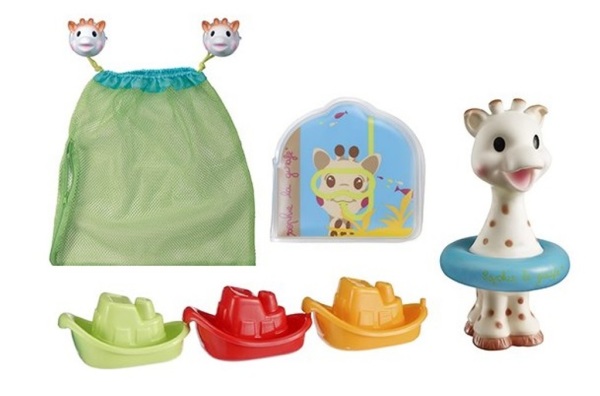 The Giraffe Show Fanfan Le Faon Sophie La Girafe - Jouet Bébé Caoutchouc Naturel Dès Naissance Sophie La Girafe Coffret Naissance