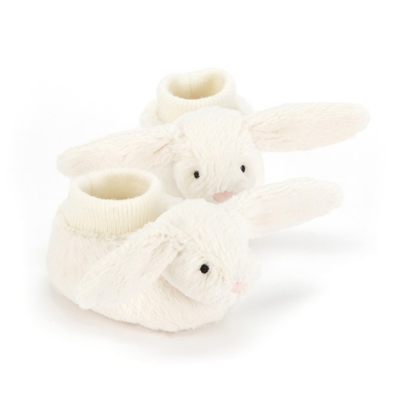 Jellycat Chaussons Lapin Bashful Crème - 0/6 mois