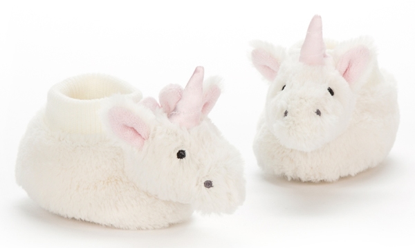 Jellycat Chaussons Licorne Bashful - 0-6 mois
