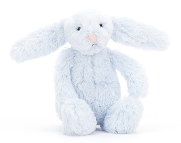 Jellycat Peluche Baby Lapin Bashful Bleu 13 cm