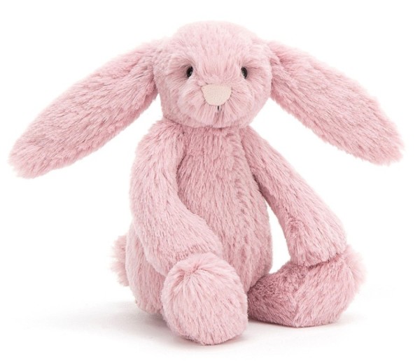 Jellycat Peluche Lapin Bashful Rose Tulipe - 13 cm