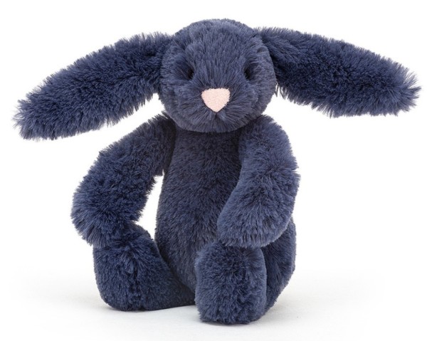 Jellycat Peluche Lapin Navy Bashful - 13 cm