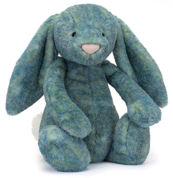 Jellycat Peluche Lapin Azure Bashful Luxe - 51 cm