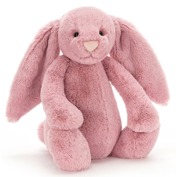 Peluche lapin tulipe rose personnalisée, 100% douceur