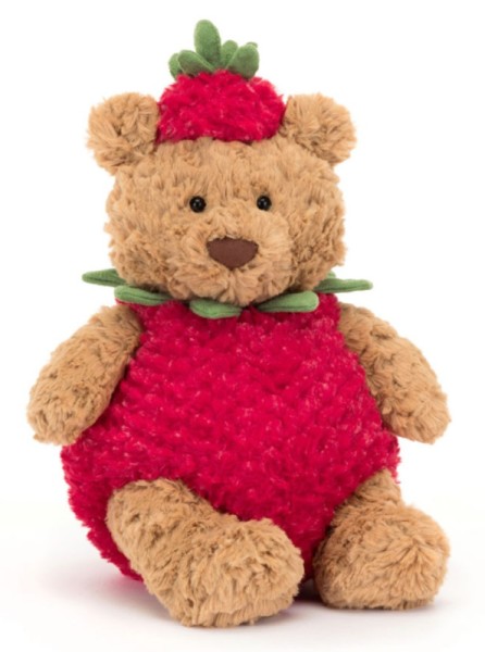 Jellycat Peluche Ours Bartholomew Fraise