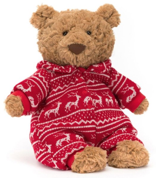 Jellycat Peluche Ours Bartholomew Pyjama Hivers