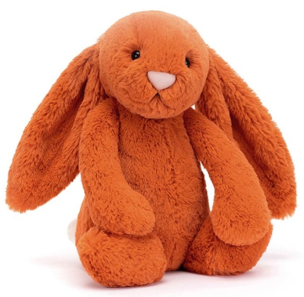 Jellycat Peluche Lapin Tangerine Bashful - 31 cm