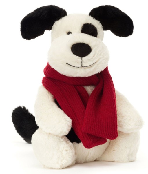 Jellycat Peluche Chien avec écharpe Bashful Medium