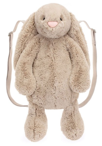 Jellycat Sac à Dos Lapin Bashful Beige