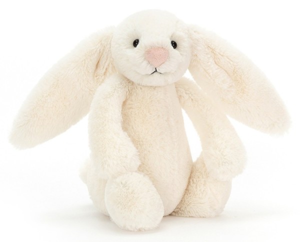 Jellycat Peluche Lapin Crème Bashful - 18 cm