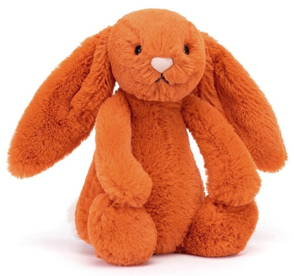 Jellycat Peluche Lapin Tangerine Bashful - 18 cm