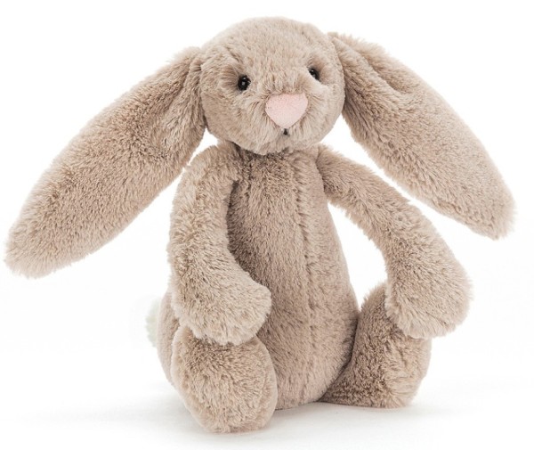 Jellycat Peluche Lapin Beige Bashful Small