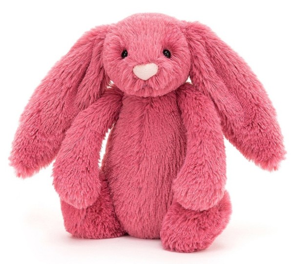 Jellycat Peluche Lapin Bashful Cerise - 18 cm