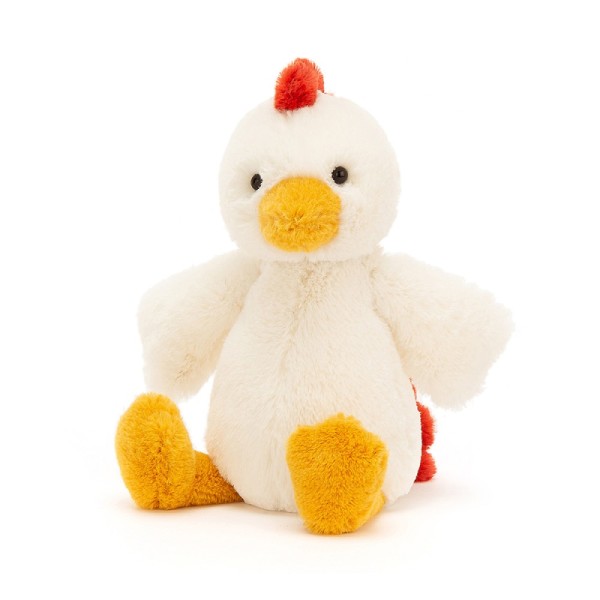 Jellycat Peluche Poule Bashful 18 cm