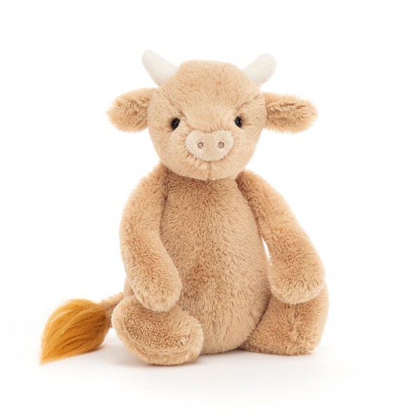 Jellycat Peluche Vache Bashful 18 cm