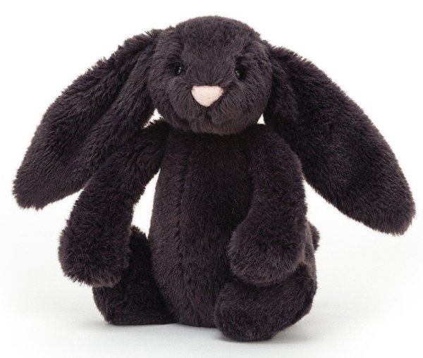 Jellycat Peluche Lapin Bashful Inky - 18 cm