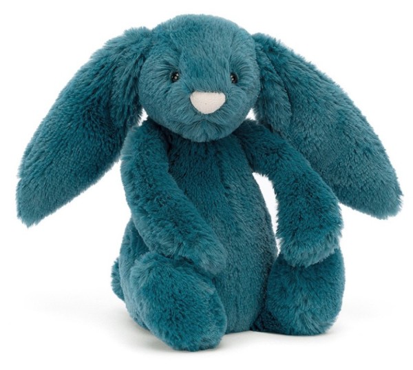 Jellycat Peluche Lapin Bleu Mineral Bashful - 18 cm Jellycat Peluche Lapin Bleu Mineral Bashful - 18 cm