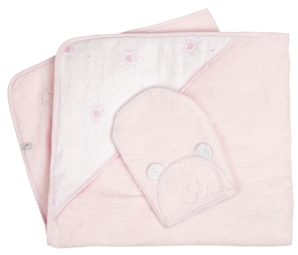 Noukies Coffret Set de Bain Nouky Rose Cocon