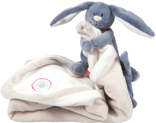 Noukies Doudou Couverture Lapin Wapi