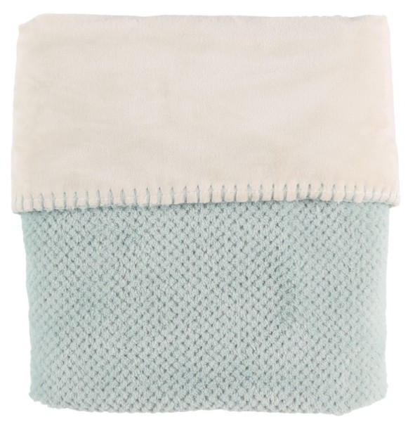 Noukies Couverture Groloudoux Aqua et Nougat - 75x100 cm
