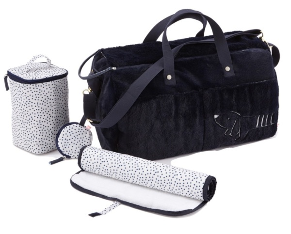 Noukies Sac a langer fancy dog Doudouplanet Livraison Gratuite 24 48h