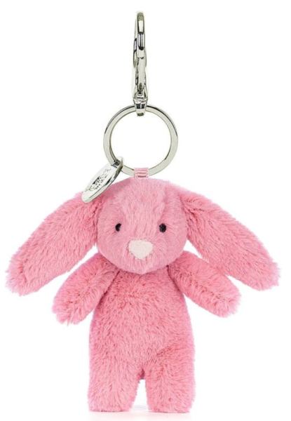 Jellycat Porte Clés Lapin Pink Bashful - 8 cm
