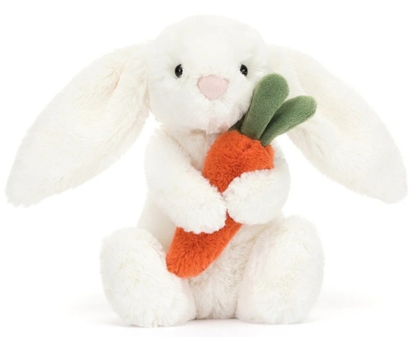 Jellycat Peluche Lapin Bashful et sa Carotte - 18 cm