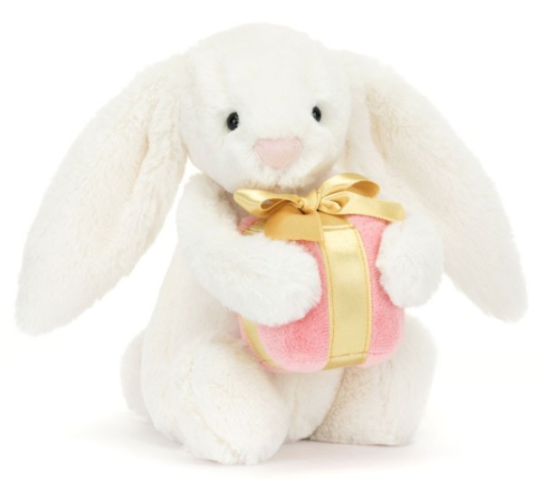 Jellycat Peluche Lapin Bashful avec Cadeau