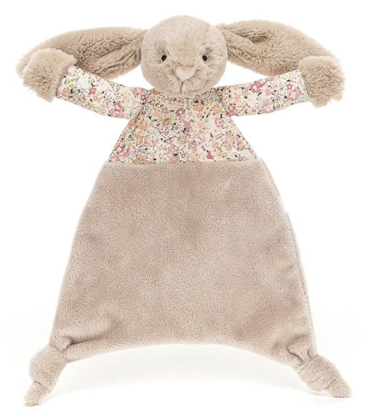 Jellycat - Doudou lapin beige blossom bashful, Livraison Gratuite 24/48h