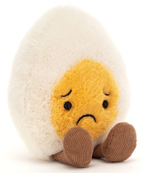 Jellycat Peluche Oeuf Dur Triste Amuseable