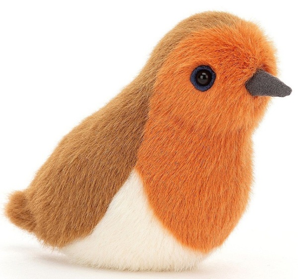 Jellycat Peluche Oiseau Rouge Gorge Robin Birdling